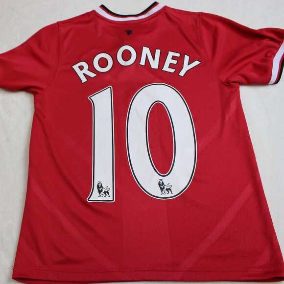 Nike Manchester United Soccer Football Rooney Youth Jersey (M) - Picture 6 of 7
